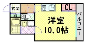 ラ・ヴェール立売堀【2階】の間取り