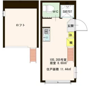 L’Atelier【1階】の間取り