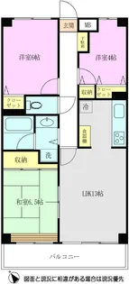 ダイアパレス朝霞【4階】の間取り