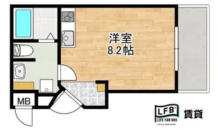 LFB RESIDENCE銀座【2階】の間取り