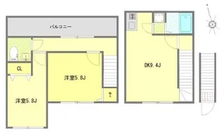 サザンロード西ヶ原の間取り