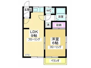 レジデンス川越【2階】の間取り