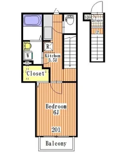 Ruelle【2階】の間取り