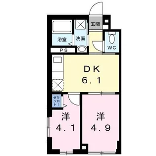 カステロ赤羽【3階】の間取り