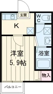 f-cube【2階】の間取り