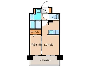 アクロス薬院グレイステージ【2階】の間取り