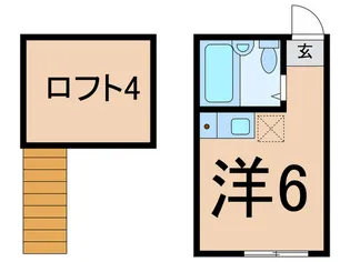 ユナイト市場マルチェロ【2階】の間取り