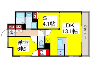 Sophia court宿院【9階】の間取り