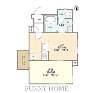 東京都目黒区中目黒5【アパート】の間取り