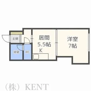 ラベラヴィータ西町【4階】の間取り