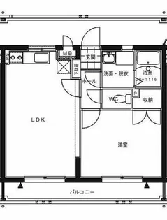 エルシティ大塚【3階】の間取り