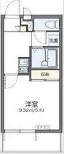 レオパレスアトレ【2階】の間取り