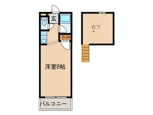 ア-バンスクエア-2【2階】の間取り