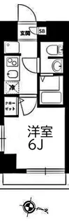 エルスタンザ大口【6階】の間取り