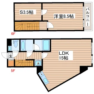 ヴィラマール河原町の間取り