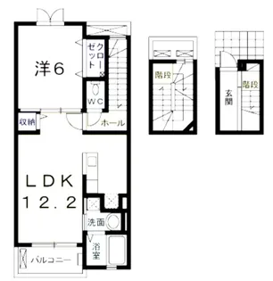アレーズII【3階】の間取り