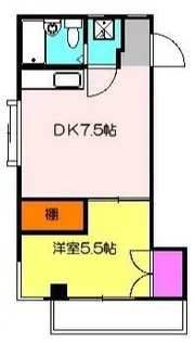 ルミエール昭栄【2階】の間取り