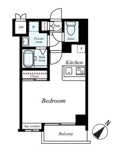 アクアシティ大濠公園【5階】の間取り
