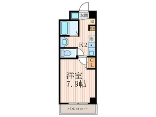 グラスヒル下鴨【2階】の間取り