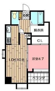 ニューリバー戸畑【3階】の間取り