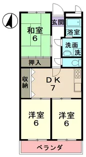ロイヤルヒルズ嵯峨【2階】の間取り
