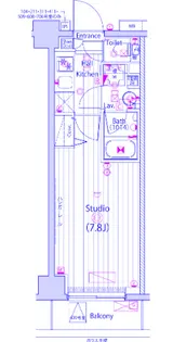 ガーラ・プレシャス横浜鶴見【4階】の間取り