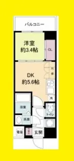 セレニテ新大阪カルム【13階】の間取り