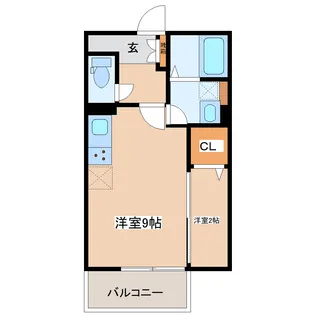 フォレストグレイス小田原S【1階】の間取り
