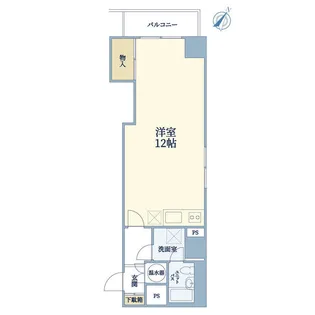 ビラカーサ五番町【7階】の間取り