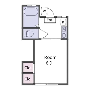 けやきハイム【1階】の間取り