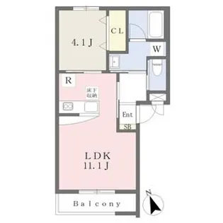 ユニティー・大町【3階】の間取り