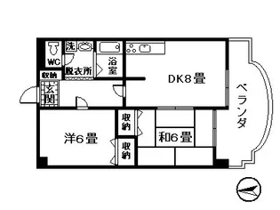 エスポワールS.Y【3階】の間取り