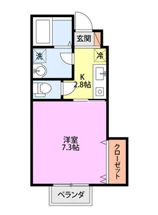 グランシャルム【1階】の間取り