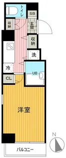 スカイコート芝壱番館【3階】の間取り