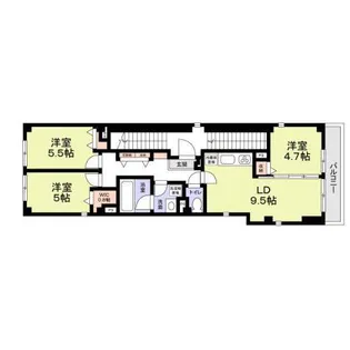 mont noir大岡山【2階】の間取り