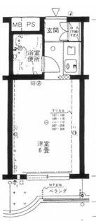 ジョイフル笹塚【2階】の間取り