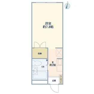 ドミール和泉【1階】の間取り