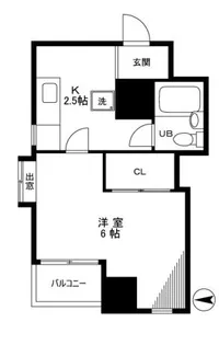 片岡ビル【2階】の間取り