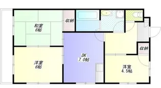 アビタシオンI【2階】の間取り