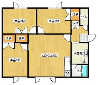 豊栄ハイツ【2階】の間取り