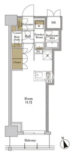 RJRプレシア大森北【5階】の間取り