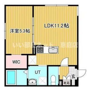 パルテール有明【4階】の間取り