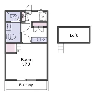ぱいんくれすと【1階】の間取り