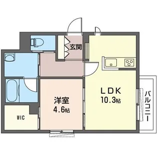 フルール II【1階】の間取り