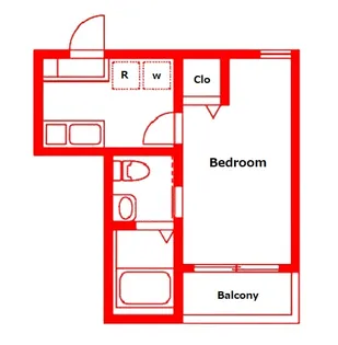 シャトーライフ横浜I【3階】の間取り
