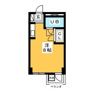 カレッジハウス岡崎【2階】の間取り