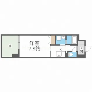 S-FORT都島内代【5階】の間取り