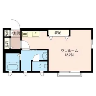 シャーメゾン祇園 B【2階】の間取り