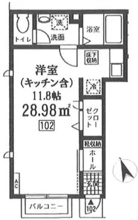 Chiave(キアーヴェ)【1階】の間取り