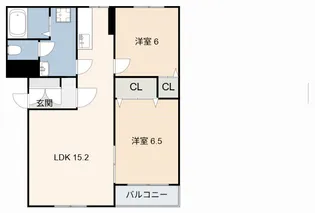 メゾン東側【1階】の間取り